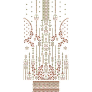 Simple Dress Embroidery Design