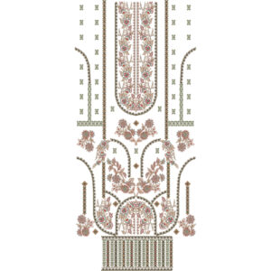 Unique dress Embroidery Design
