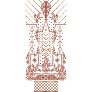 Beautiful Dress Embroidery Design