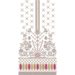 Simple Dress Embroidery Design