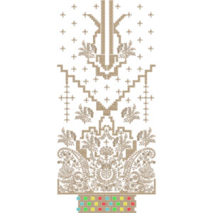 Beautiful Dress Embroidery Design