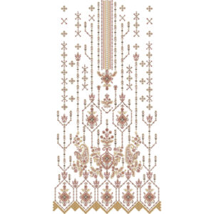 Simple Dress Embroidery Design