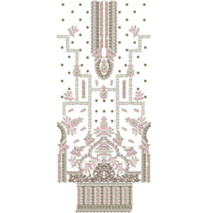 Unique dress Embroidery Design