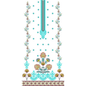 Flower Dress Embroidery Design