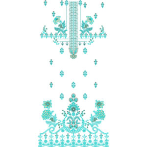 Simple Dress Embroidery Design