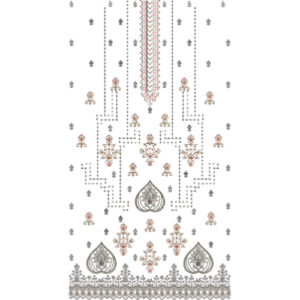 Unique dress Embroidery Design