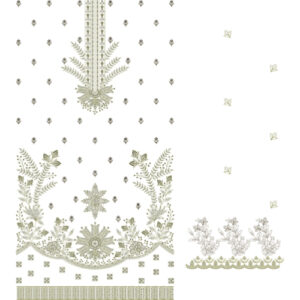 Simple Dress Embroidery Design