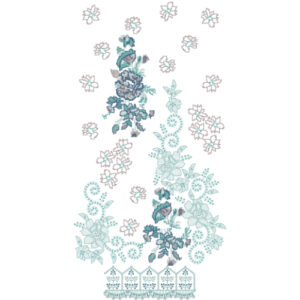 Beautiful Dress Embroidery Design