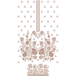 Simple Dress Embroidery Design