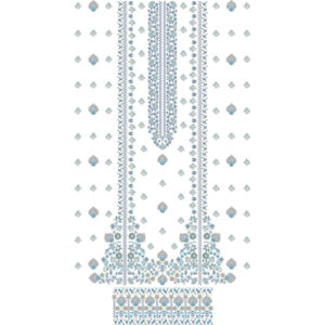 Unique dress Embroidery Design