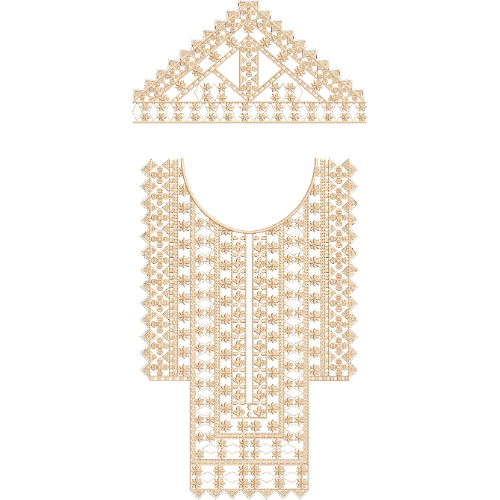 Kaftan Embroidery Design