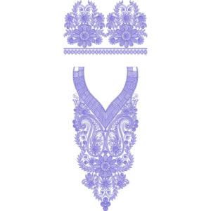 Flower Kaftan Embroidery Design