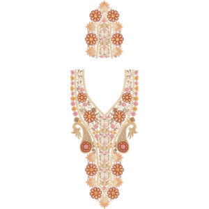 Kaftan Floral Embroidery Design