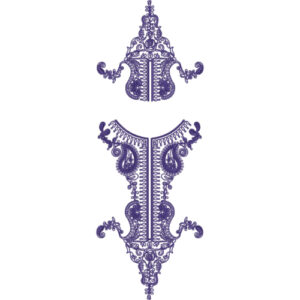 Delicate Kaftan Embroidery Design