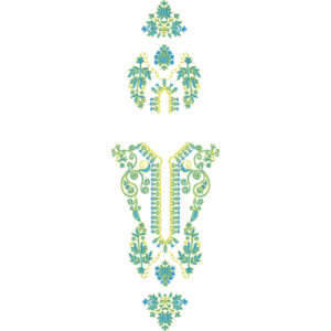 Kaftan Embroidery Design