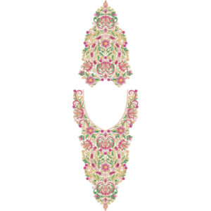 Flower Kaftan Embroidery Design