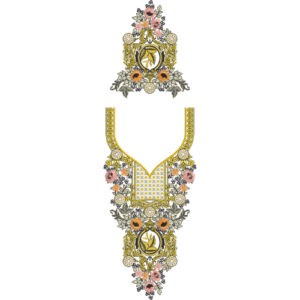 Kaftan Embroidery Design