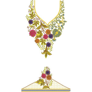 Flower Kaftan Embroidery Design