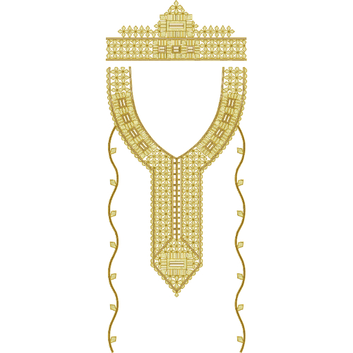 Flower Kaftan Embroidery Design