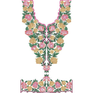 Flower Kaftan Embroidery Design