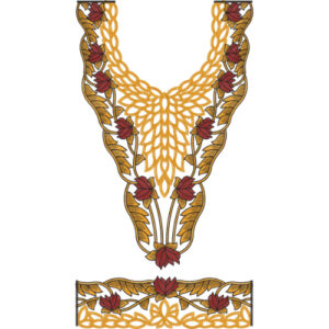 Kaftan Floral Embroidery Design