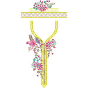 Flower Kaftan Embroidery Design