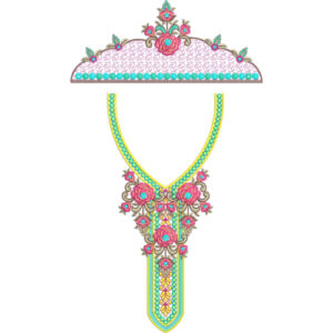 Kaftan Floral Embroidery Design