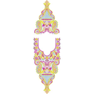 Kaftan Floral Embroidery Design