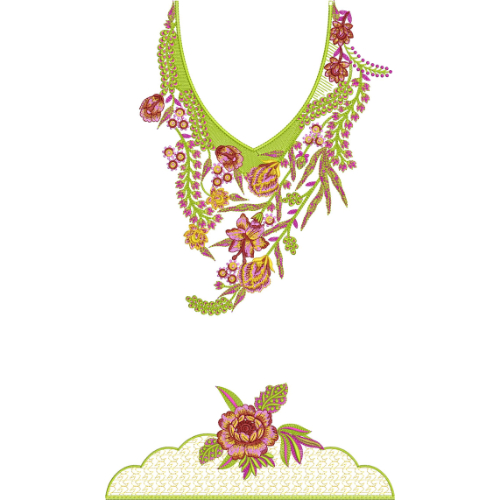 Delicate Kaftan Embroidery Design