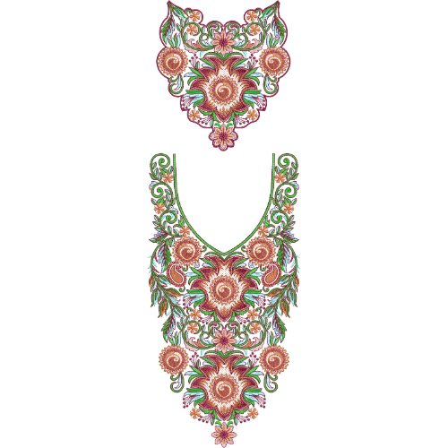 Kaftan Kurta Embroidery Design