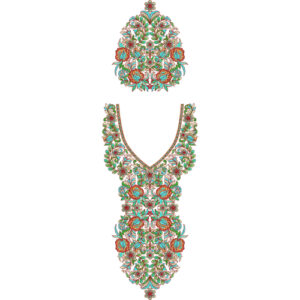 Delicate Kaftan Embroidery Design