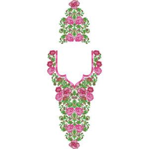 Kaftan Floral Embroidery Design