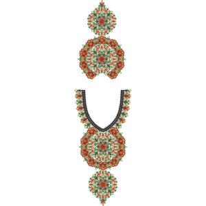 Flower Kaftan Embroidery Design