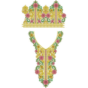 Kaftan Embroidery Design
