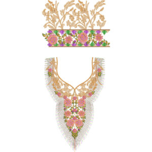 Kaftan Embroidery Design