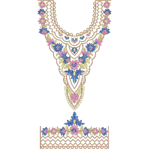 Kaftan Kurta Embroidery Design