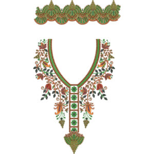 Delicate Kaftan Embroidery Design