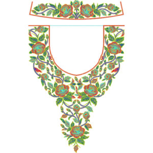 Kaftan Embroidery Design