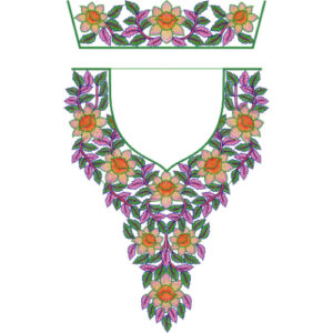 Flower Kaftan Embroidery Design