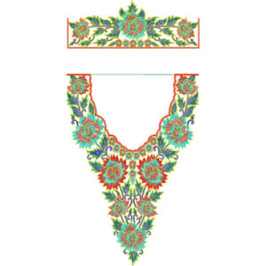 Delicate Kaftan Embroidery Design