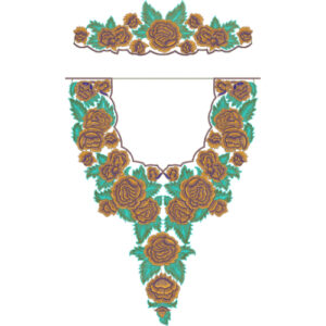 Kaftan Embroidery Design