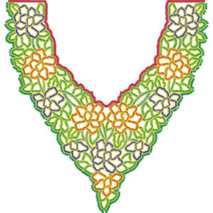 Flower Kaftan Embroidery Design