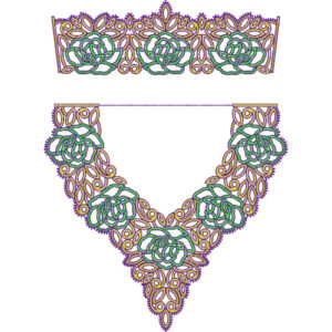Simple Kaftan Embroidery Design