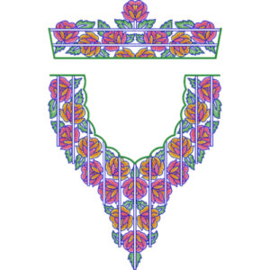 Kaftan Floral Embroidery Design