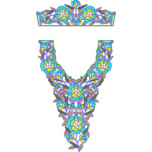 Flower Kaftan Embroidery Design