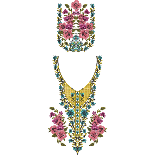 Delicate Kaftan Embroidery Design