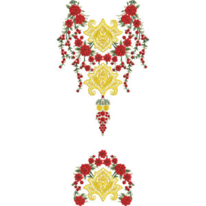 Flower Kaftan Embroidery Design