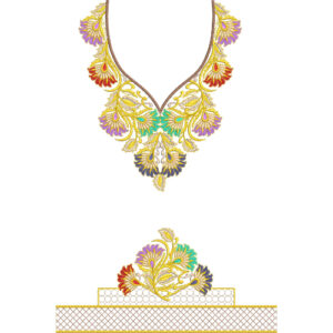 Simple Kaftan Embroidery Design