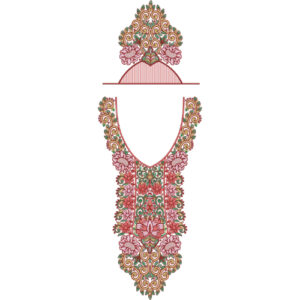 Flower Kaftan Embroidery Design