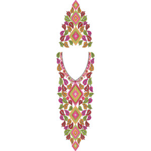Kaftan Embroidery Design